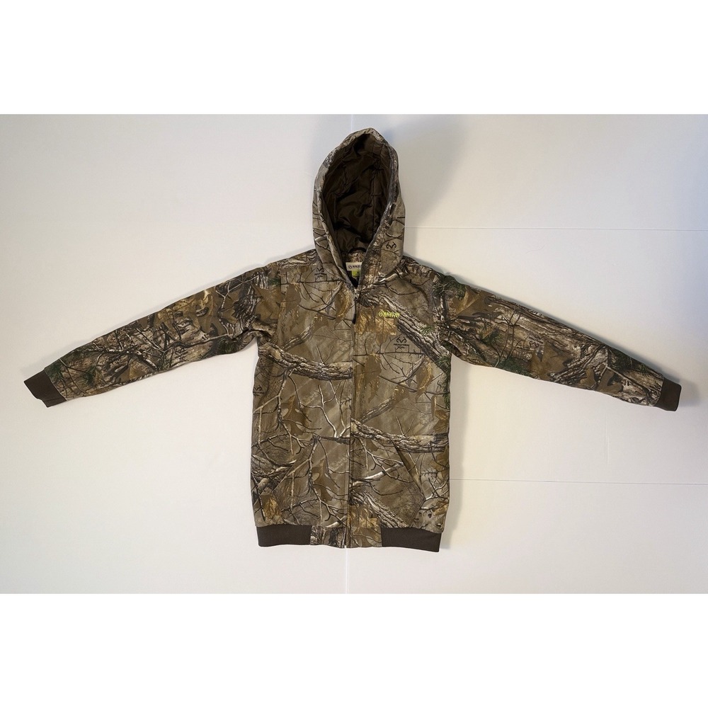 Magellan Outdoors Boys XL Grand Pass Jacket Brown Camo Hunting Coat REALTREE